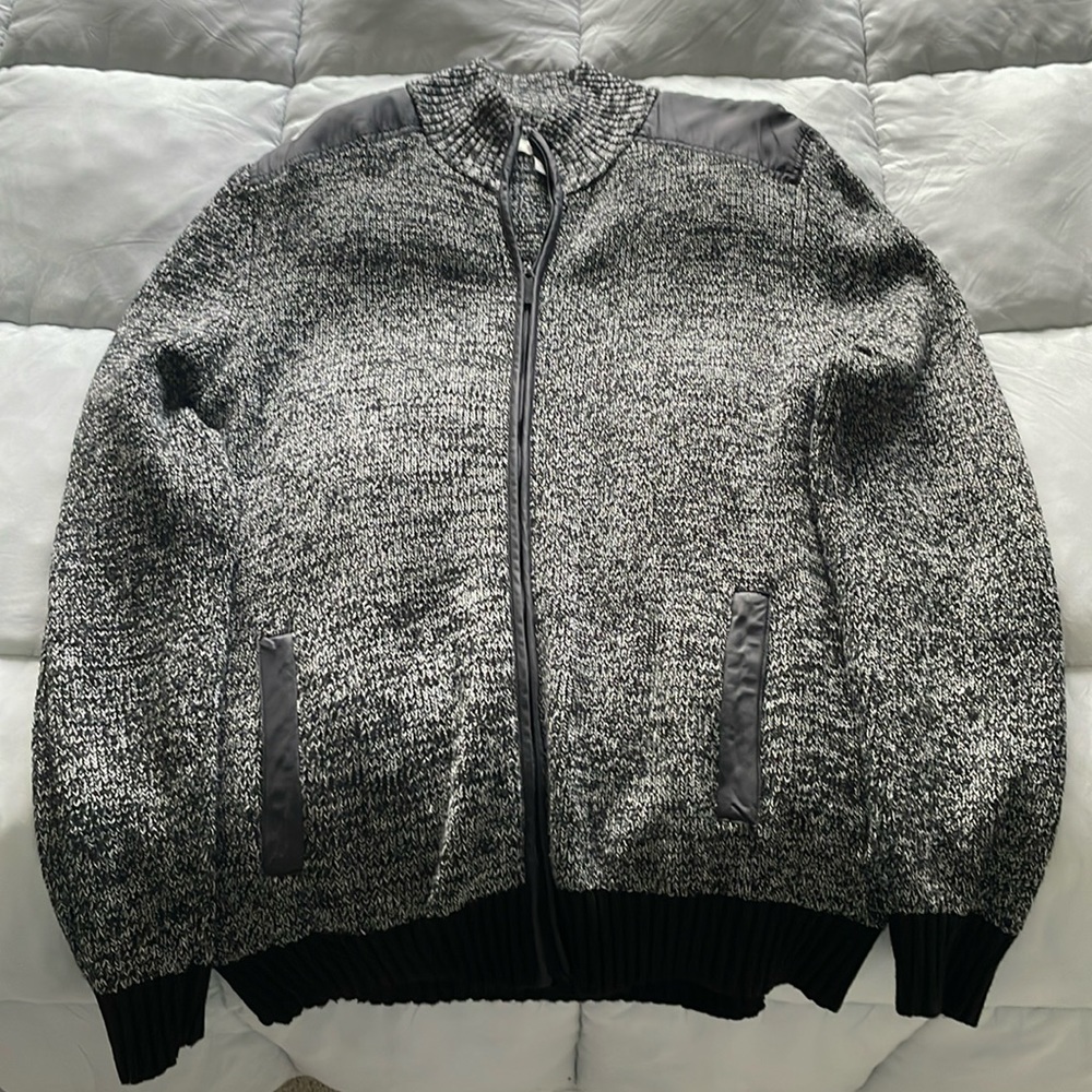 Kenneth Cole Zip Up Turtleneck